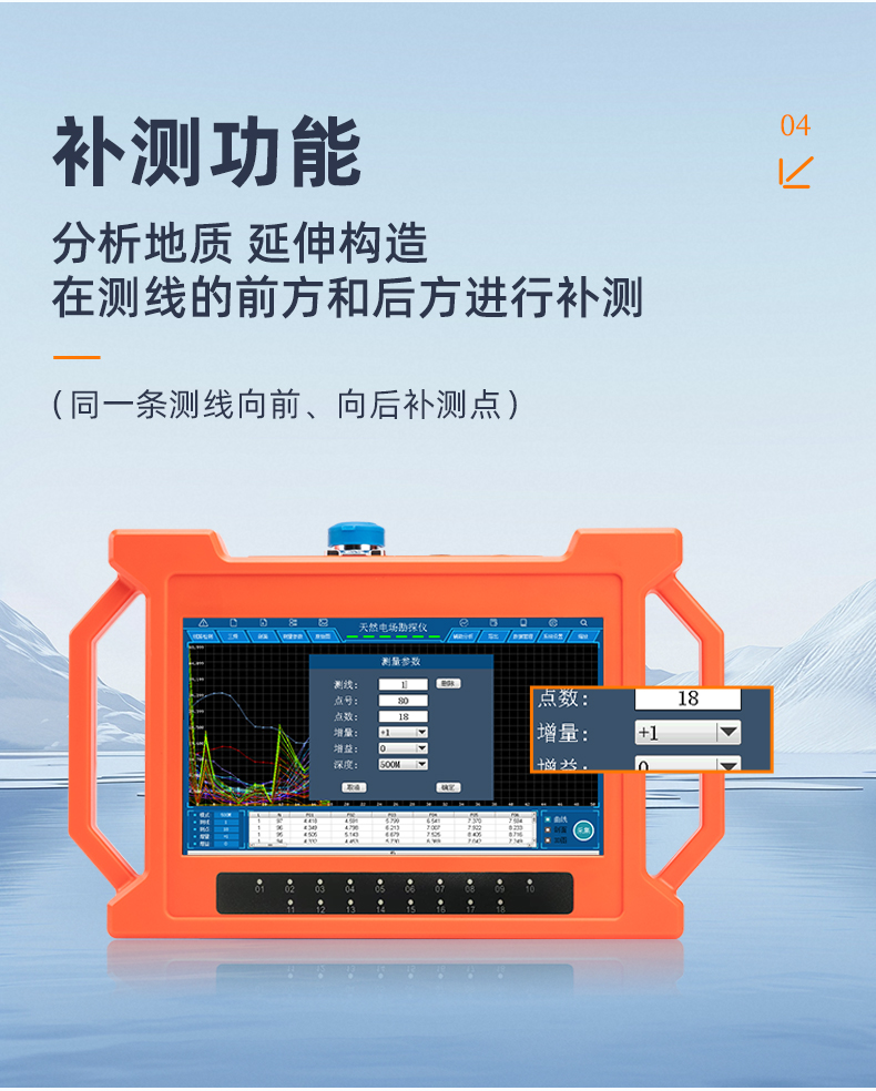 普奇GT500A天然電場勘探儀